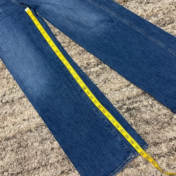 Veronica Beard Taylor wide leg relaxed, fit high-rise jeans size 25 - Picture 7 of 11